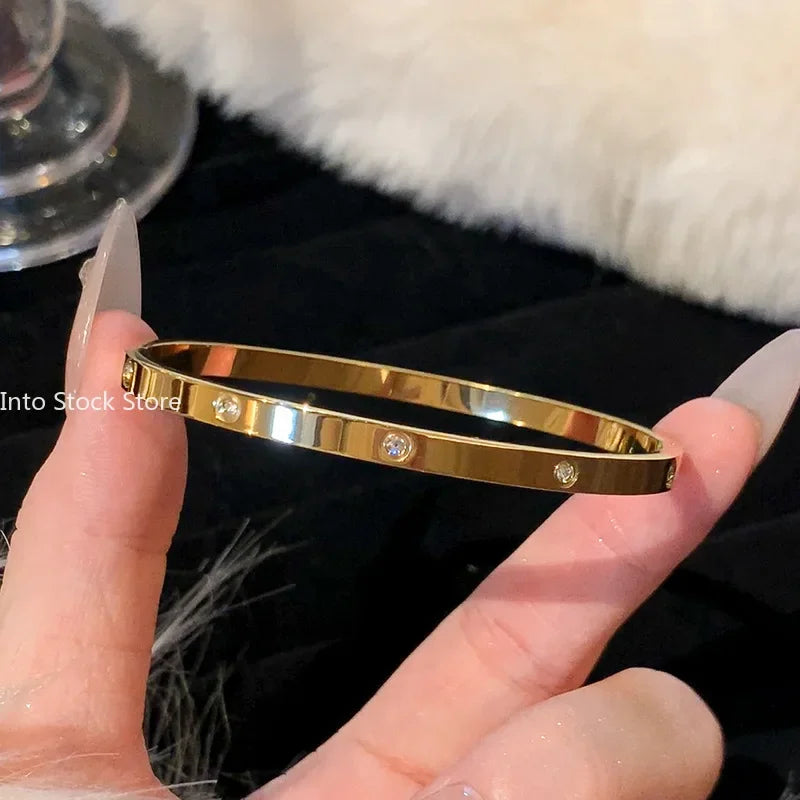 Gold Plated Bracelet White Fritillary Shell Bracelet Luxury Design