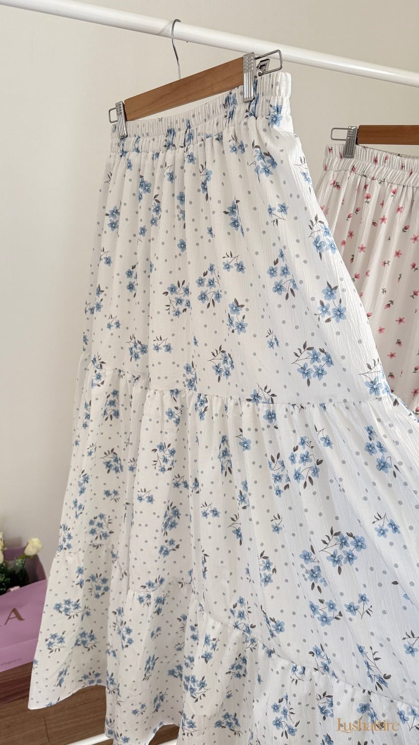 Meadow Blue Maxi Skirt