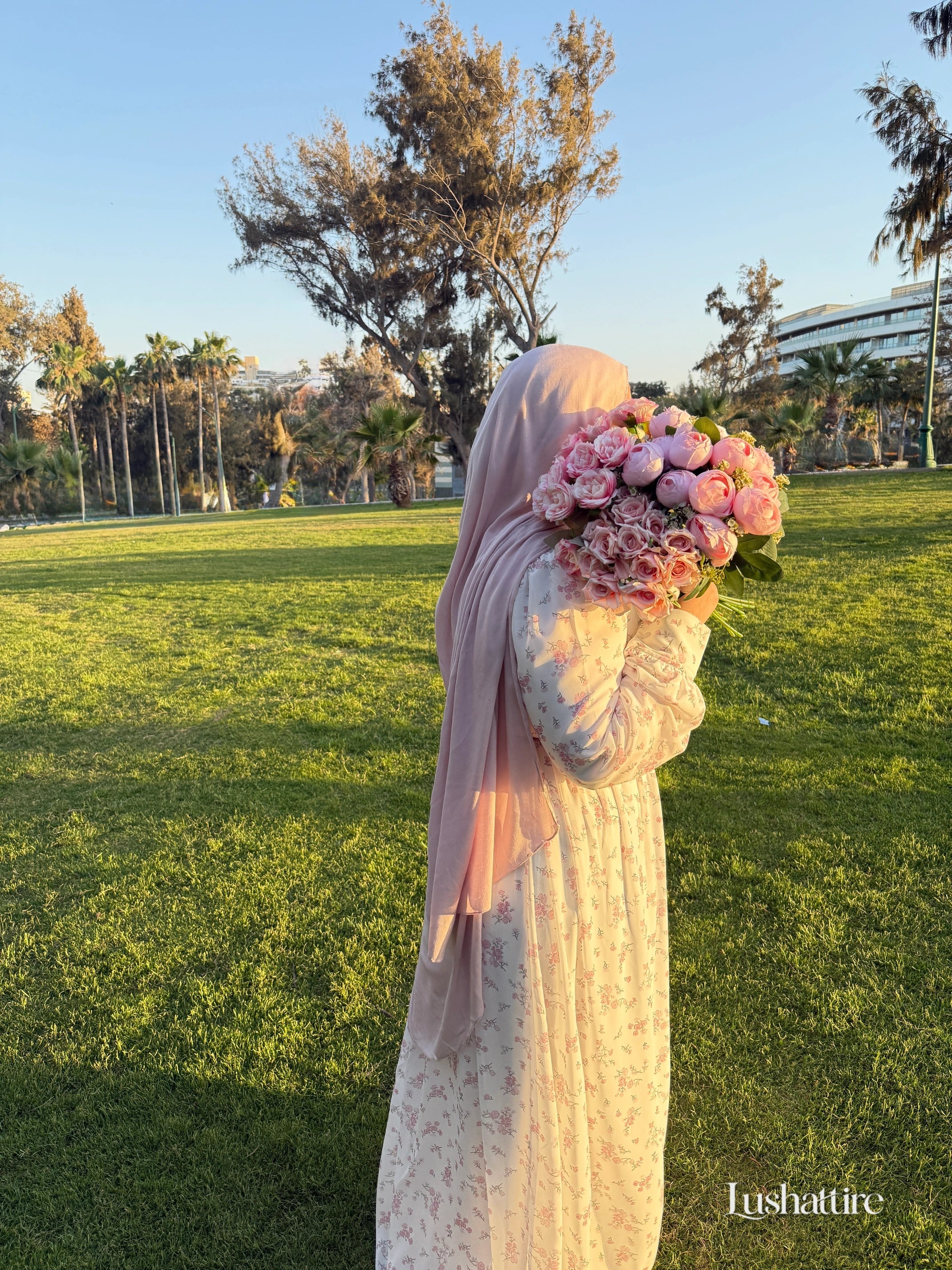 Sunset Pleated Dress view 3